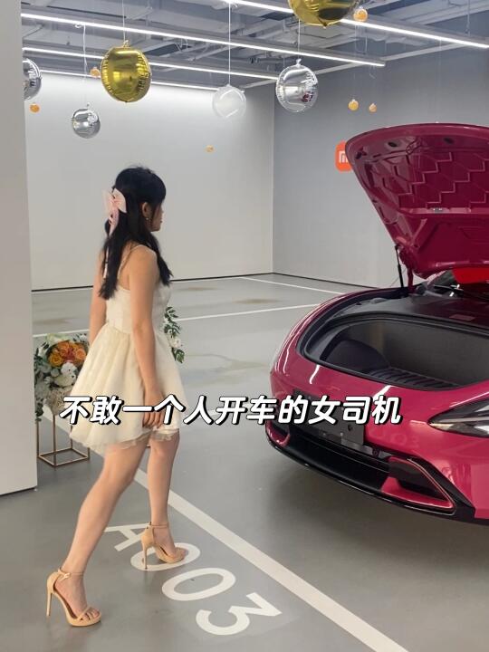 璀璨洋红提车3⃣️天了，一次没开过是什么水平