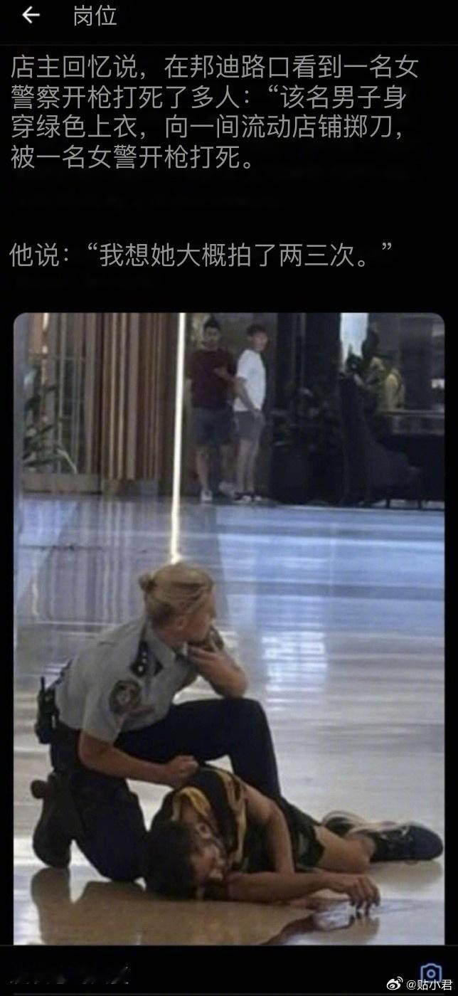 澳大利亚悉尼一购物中心有人持刀行凶，已致6人死亡。另有7人在袭击中受伤被送往医院