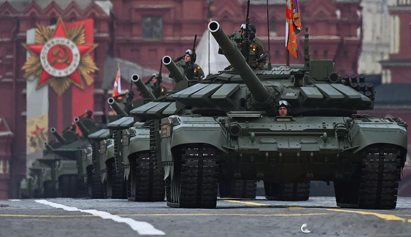 2022年5月9日红场阅兵受阅的T-72БЗМ坦克军事历史全触达
