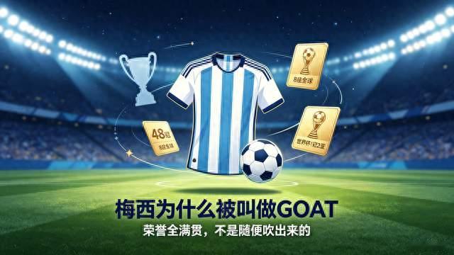 48冠+8座金球！梅西为什么被叫做GOAT