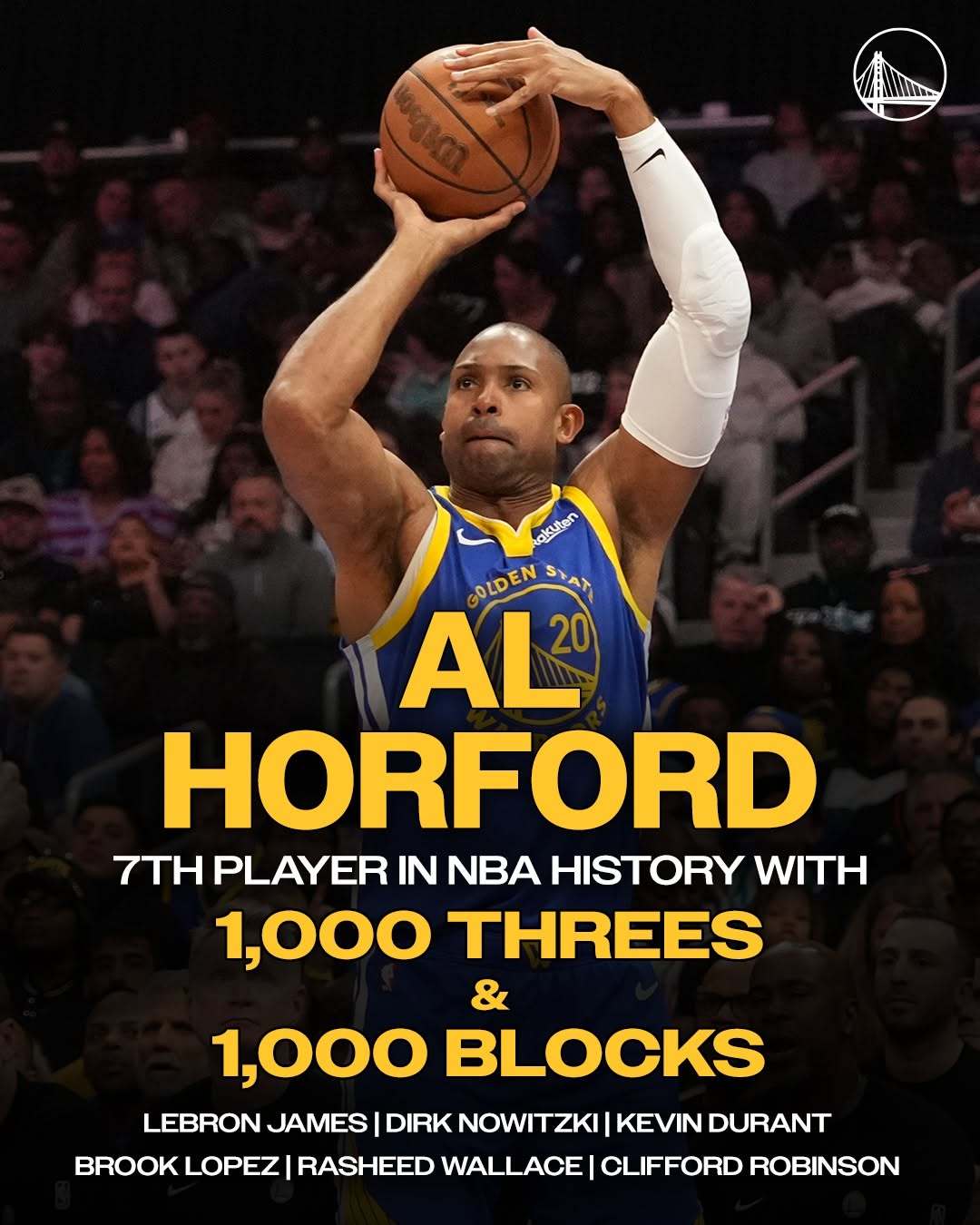 伙夫是历史第7位1000三分和1000盖帽的球员👍另类3D选手