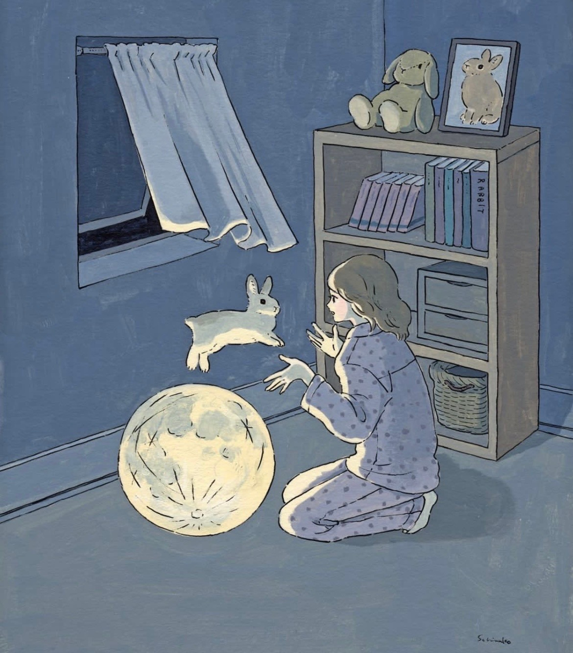 夏日企画壁纸头像🌕  🐇  👒  ✨和小兔的日常 - 森山標子 