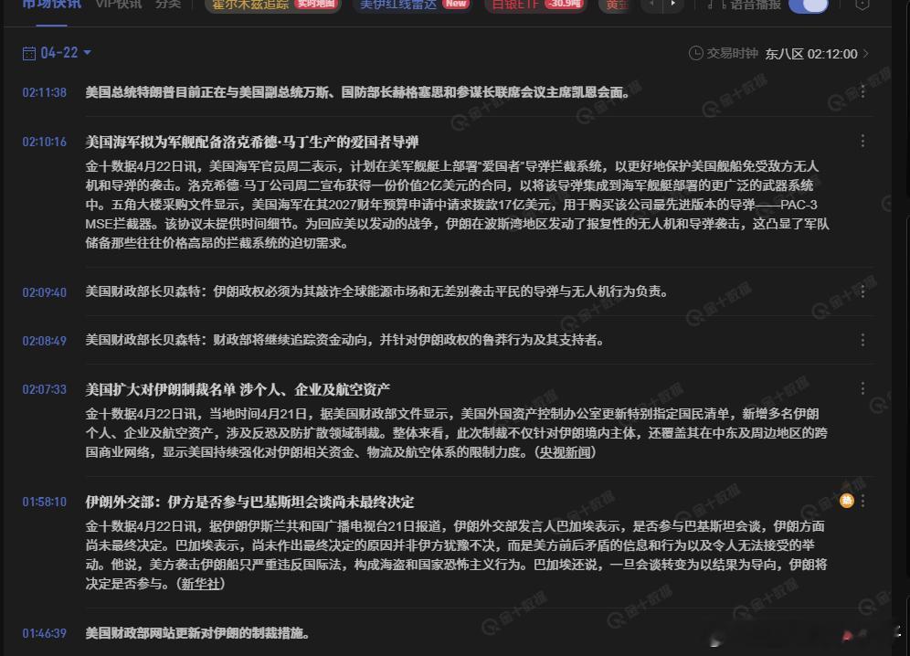 黄金跌成这样，市场押恢复战争的概率偏大。 