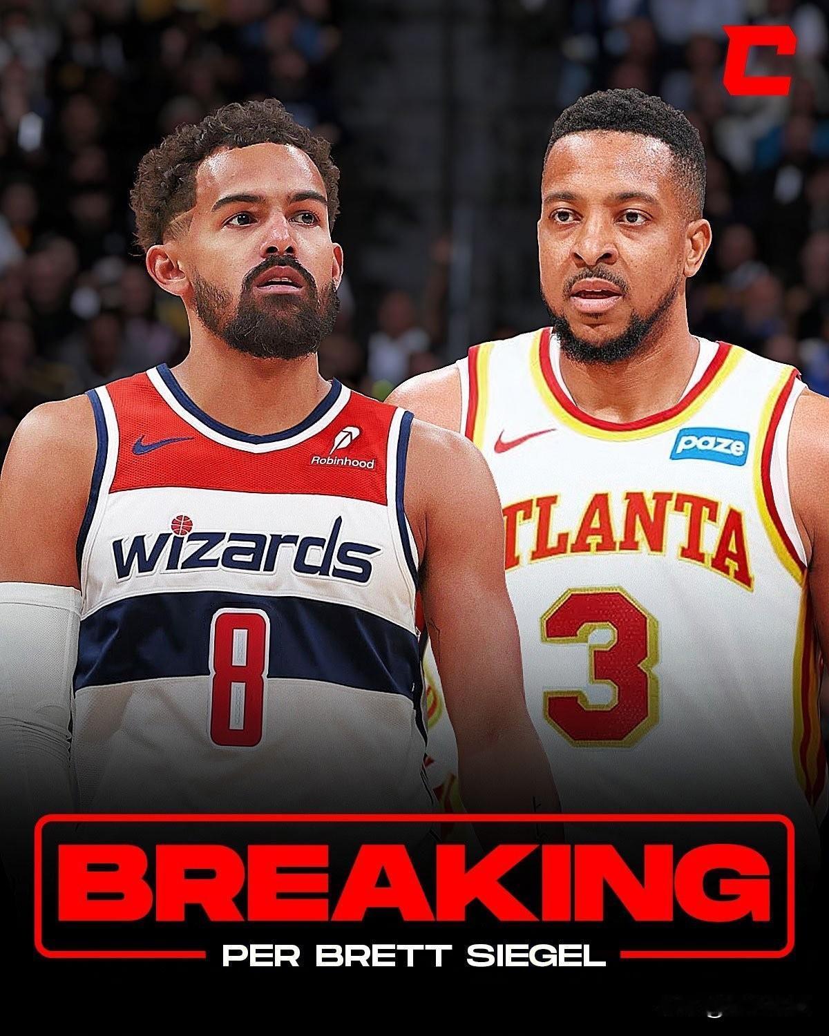 吹羊的交易酝酿很久了，今天终于达成，从奇才换来麦科勒姆和基斯伯特！
杰伦·约翰逊