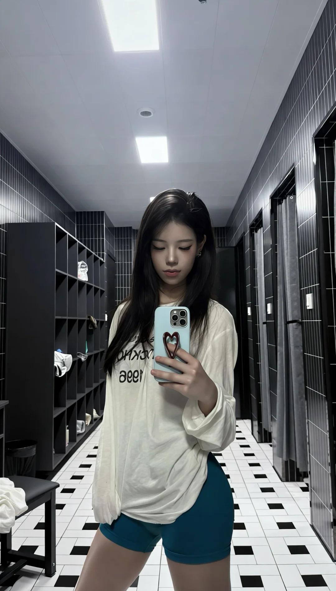 健身房更衣室拍照也太好看了吧！
对镜拍 对着镜子自拍 氛围感对镜拍 当我放弃白幼