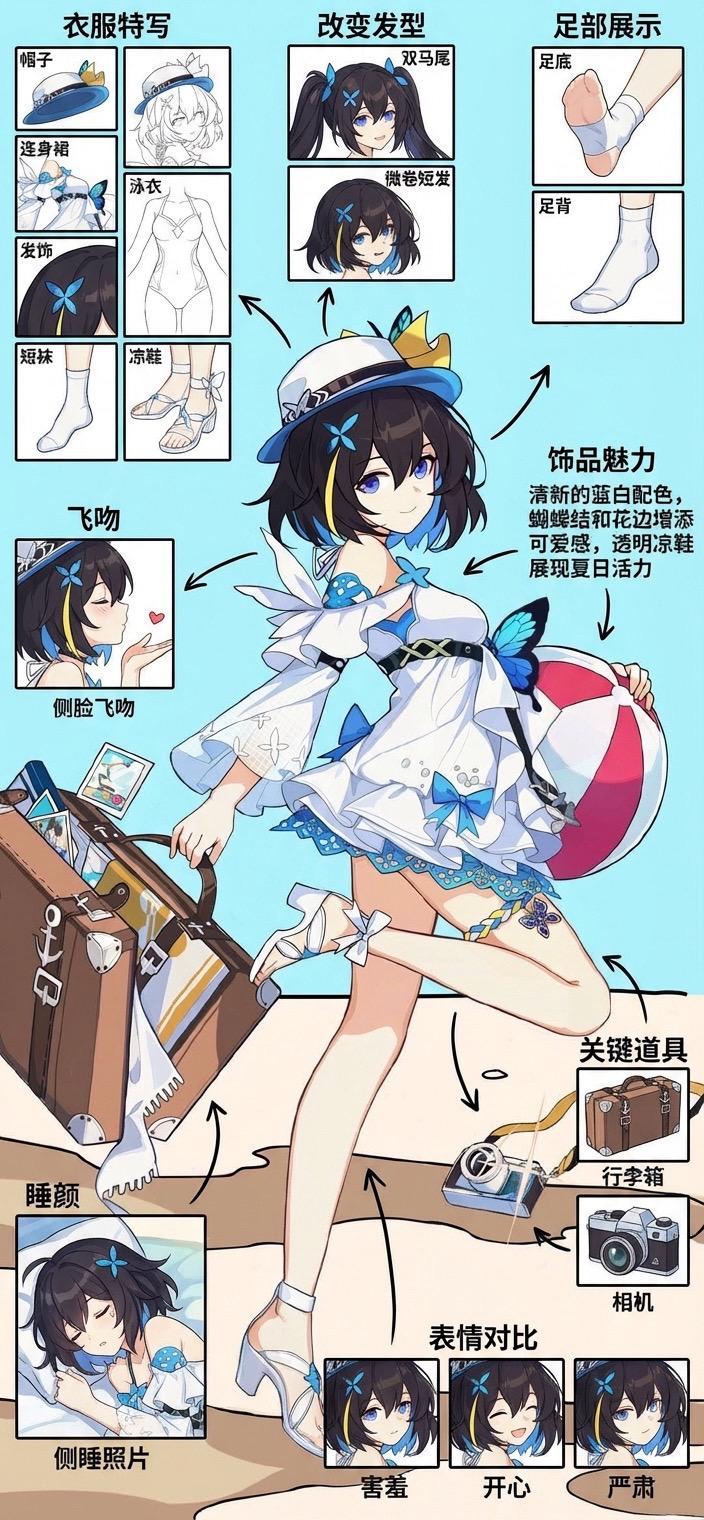 吧唧的音符真无敌了。依旧AI拆分，后面两张为原图。直播各种擦边擦的飞起...