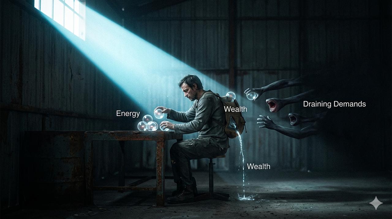 心越软，命越穷。这不是玄学，是经济学。
你以为自己是好人，其实你只是一个免费的情