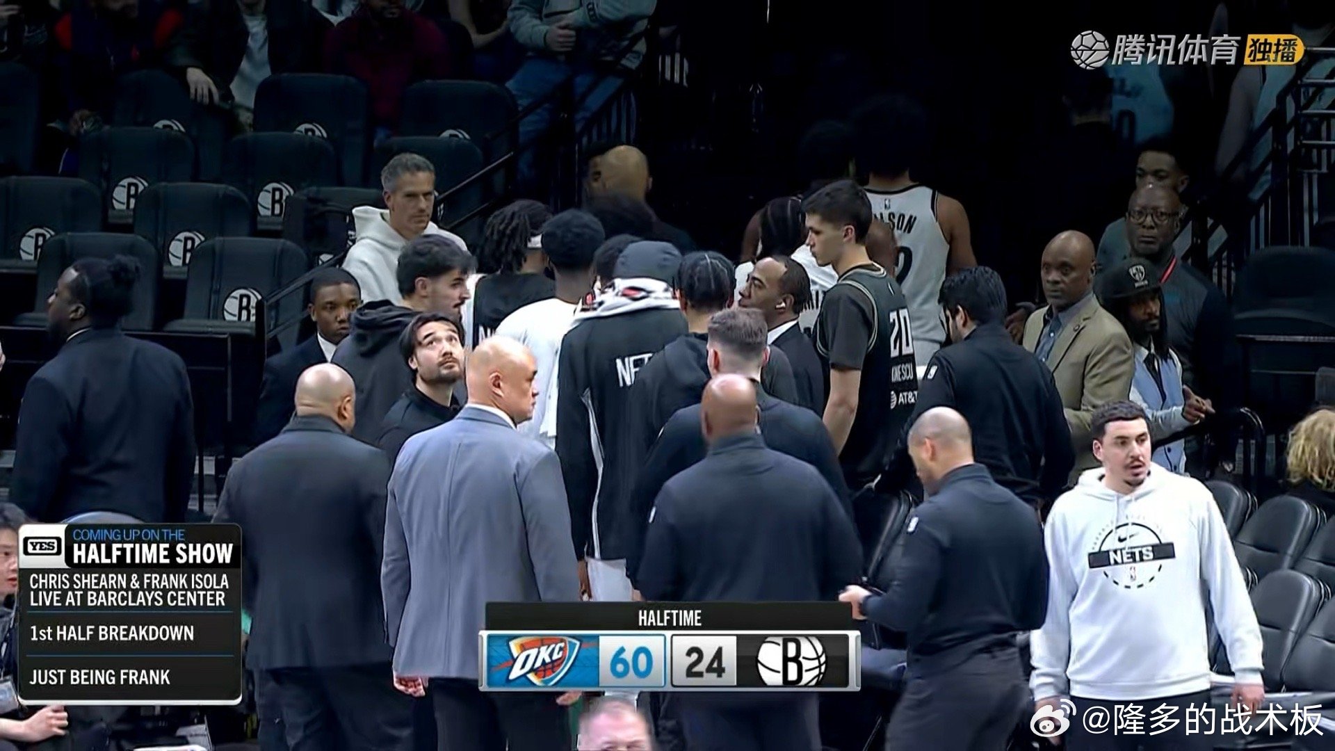 一支NBA球队，半场24分！？😱雷霆vs篮网