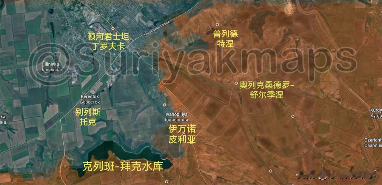 11月16日俄乌最新战报：

1.顿河君士坦丁罗夫卡前线：
俄军在伊万诺皮利亚村