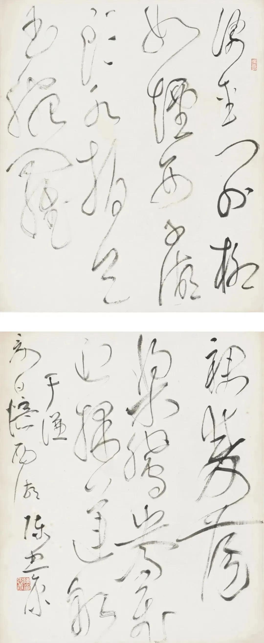 不一样的陈忠康。平常，我们所见陈忠康老师的书法作品多为小字行书，其用笔扎实，极为