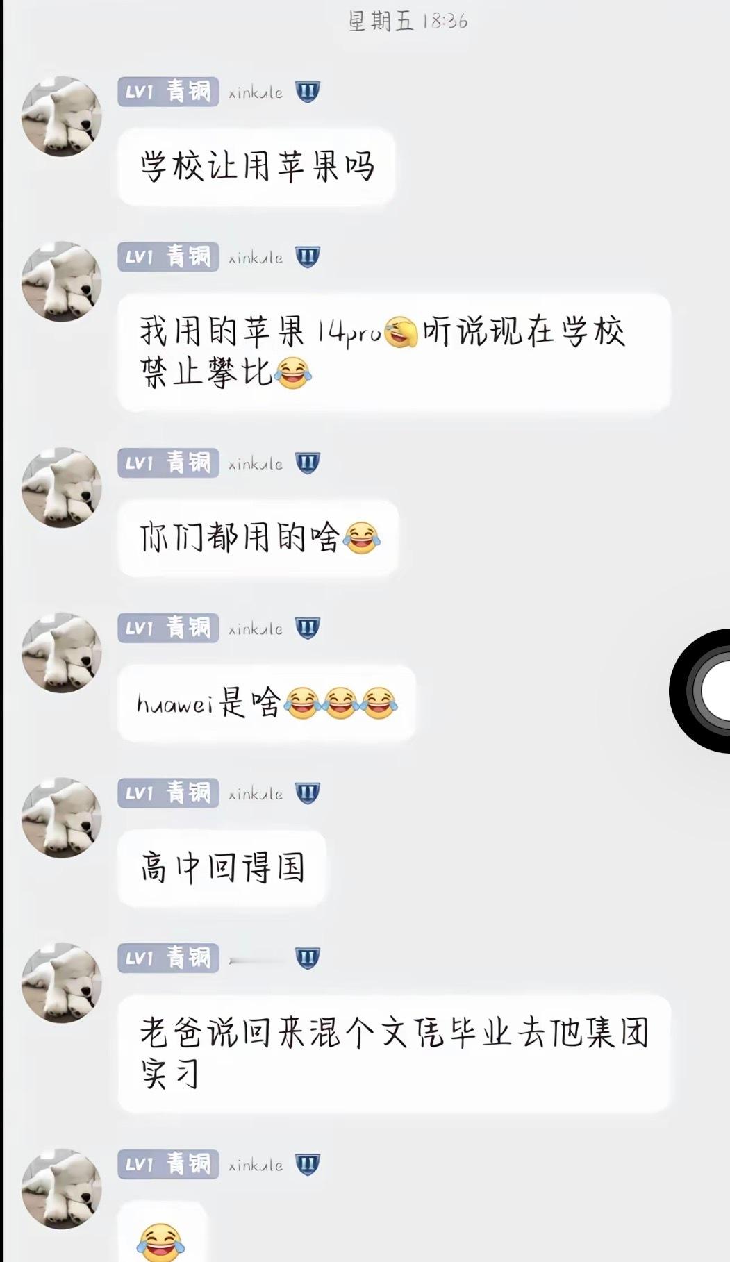 相亲相爱班级群 本次更新六则。 （依旧很平常的一集） 