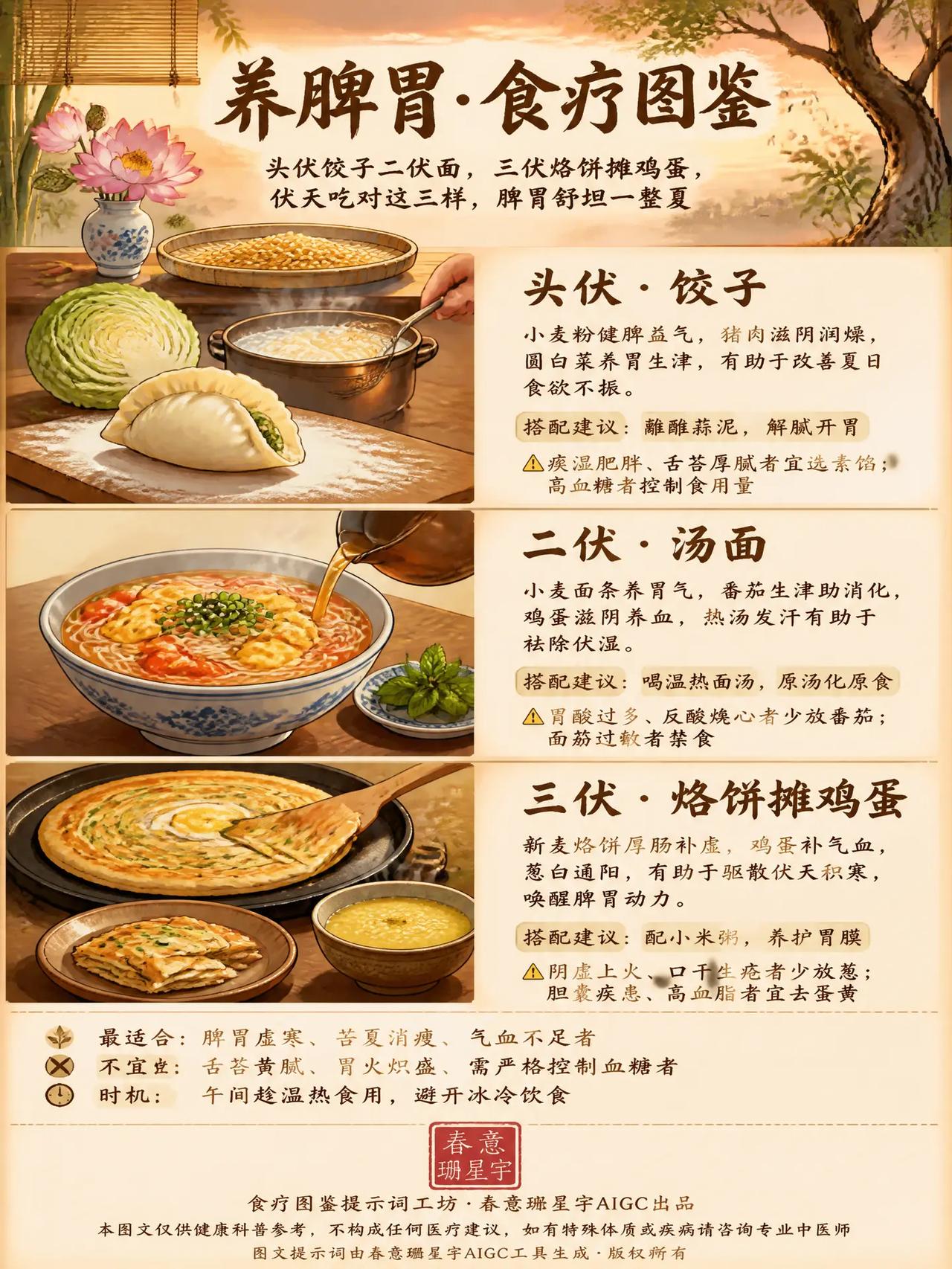 🧐头伏吃饺子，竟是养脾胃秘诀？。一入伏就积食胀气？老祖宗的智慧快收好！头伏饺子
