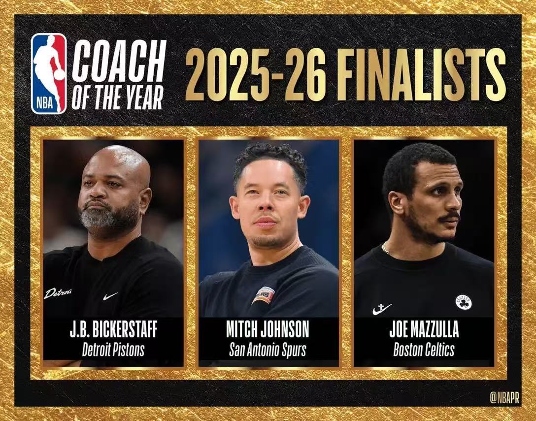 趁米奇在C位发一下子我个人仍然认为他应该拿最佳教练，无争议马刺