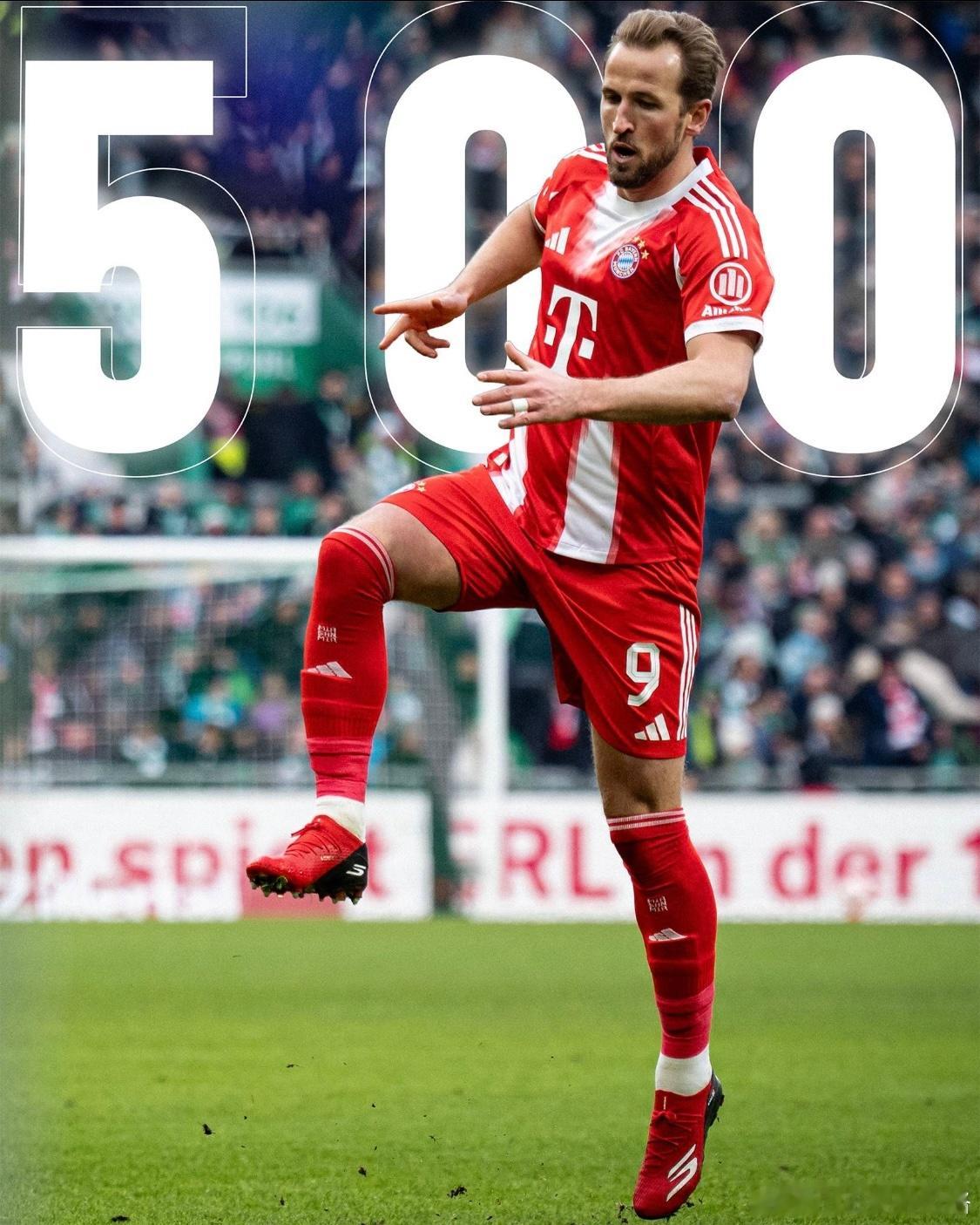 进球机器！凯恩解锁俱乐部＋国家队500球里程碑2月15日在德甲结束的第22轮联赛