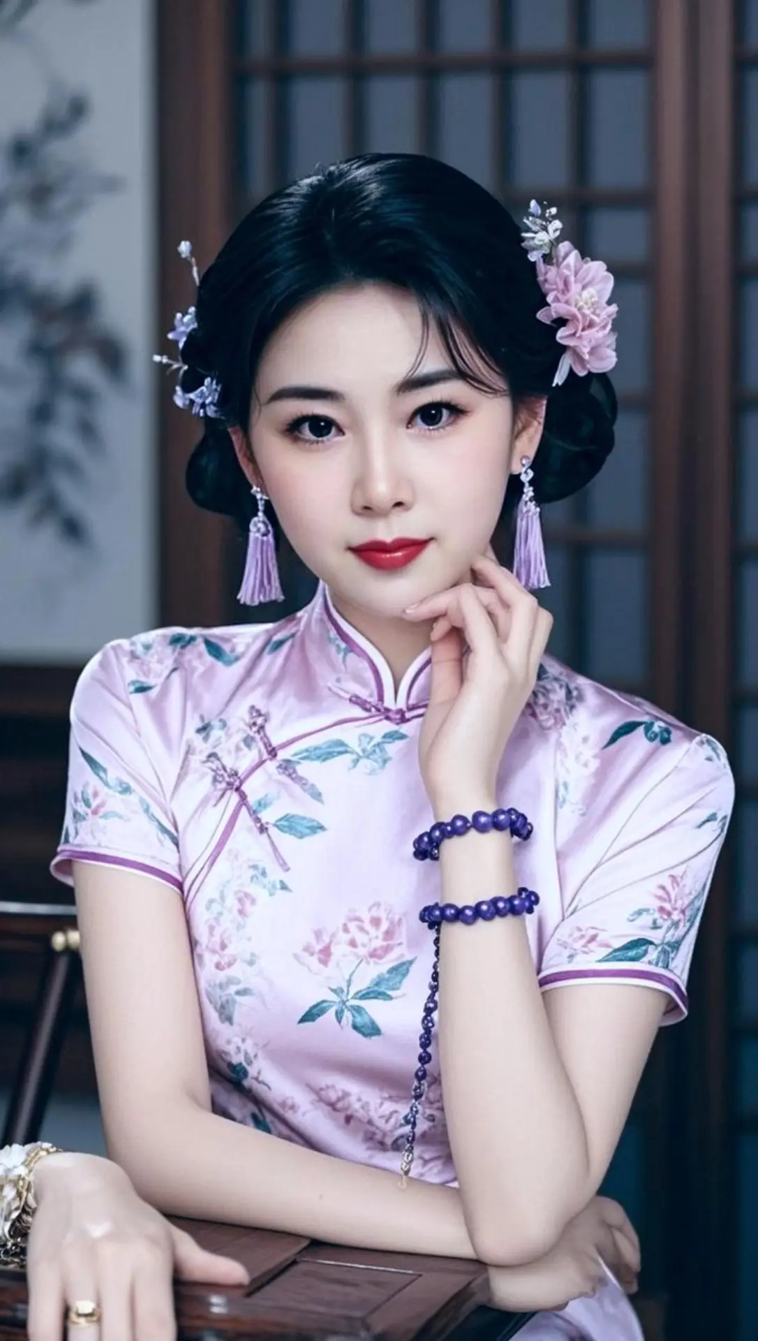 AI民国风写真 ai创作