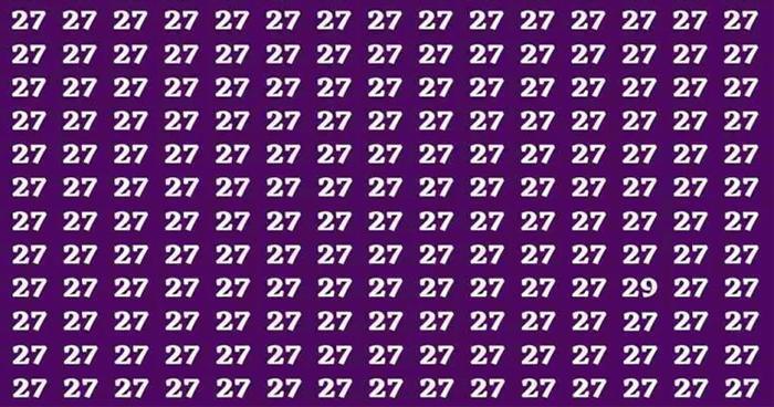 在这片由数字 “27” 密密麻麻铺满的火柴棒矩阵世界里，“29” 如同隐藏的神秘
