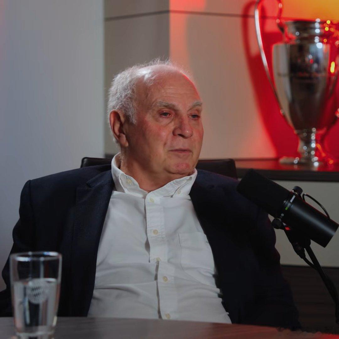 🚨🗣️烏利·赫內斯批評［普拉滕伯格］：“三個月前，某些人聲稱拜仁慕尼黑已失控