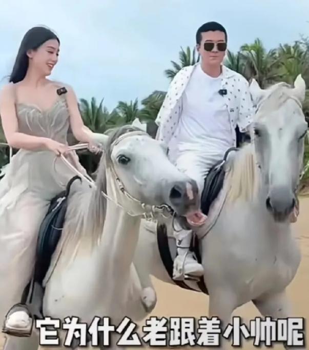 你还别说黄圣依和扬子两人在海边骑马的画面，还挺浪漫的。[心]

尤其是黄圣依一袭