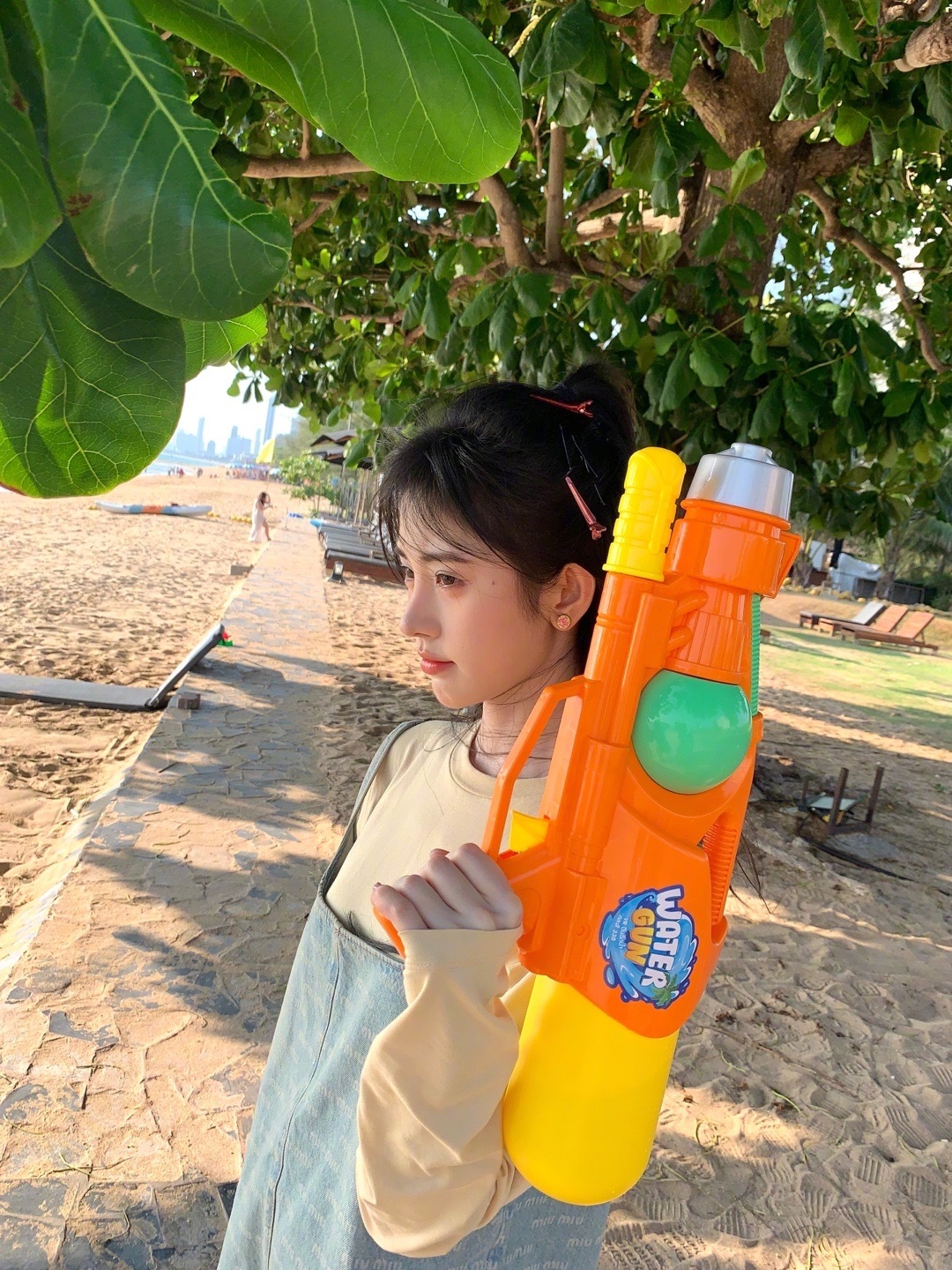 #鞠婧祎海滩大作战#鞠婧祎海滩大作战明信片🈶️！泰国友人看了都得夸夸你拍照真内