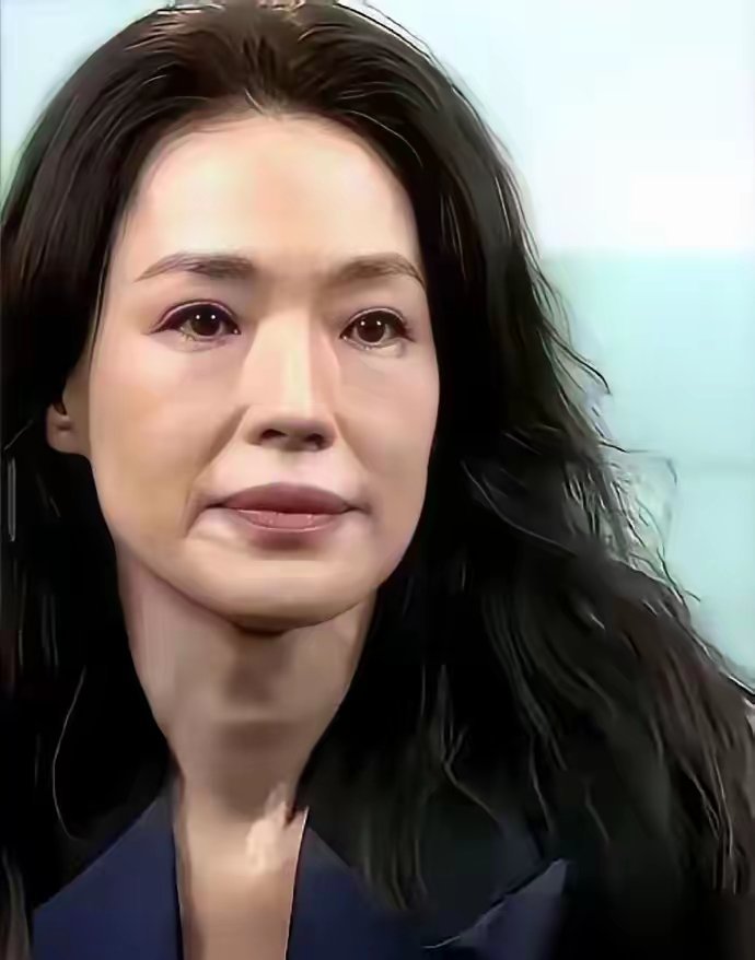 舒淇50岁生日后终于承认：我卸了妆，就是个50岁的样子。 