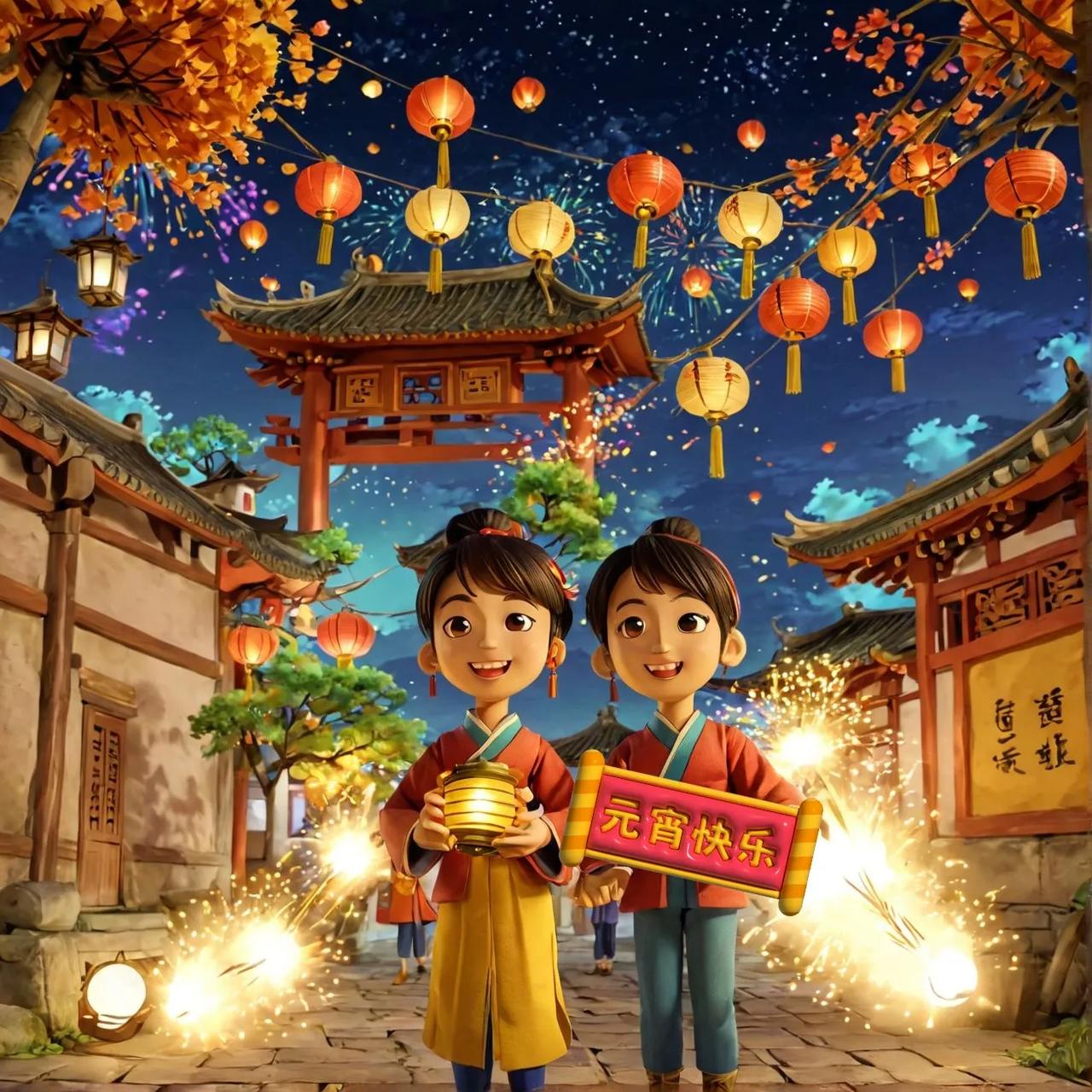 🏮²⁰²⁵/₀₂.₁₂农历正月十五
💫万家灯火↝元宵闹🎑
🥣一碗汤圆〰️