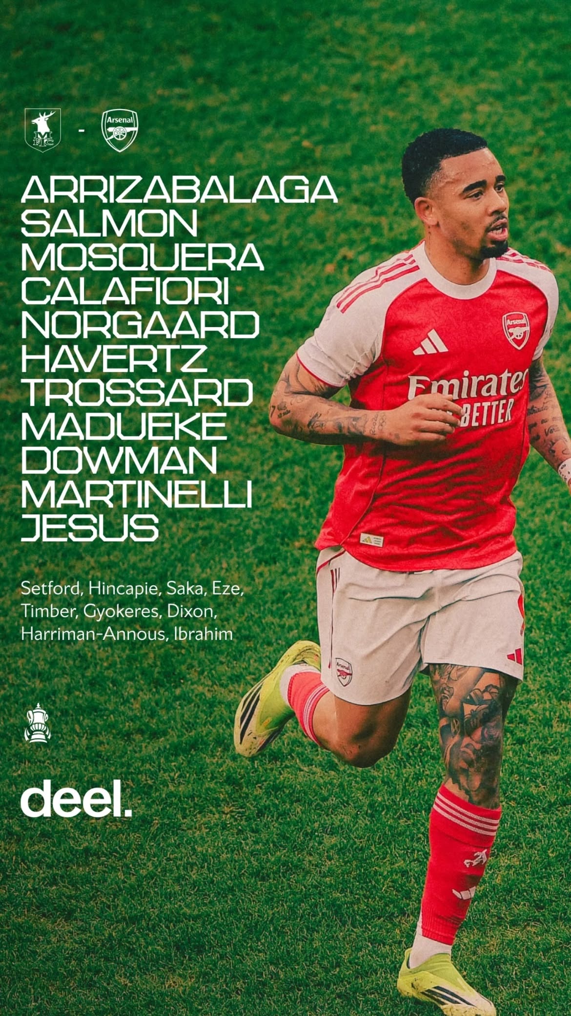 我厂大幅轮换，对面一个也不认识曼斯菲尔德镇vs阿森纳