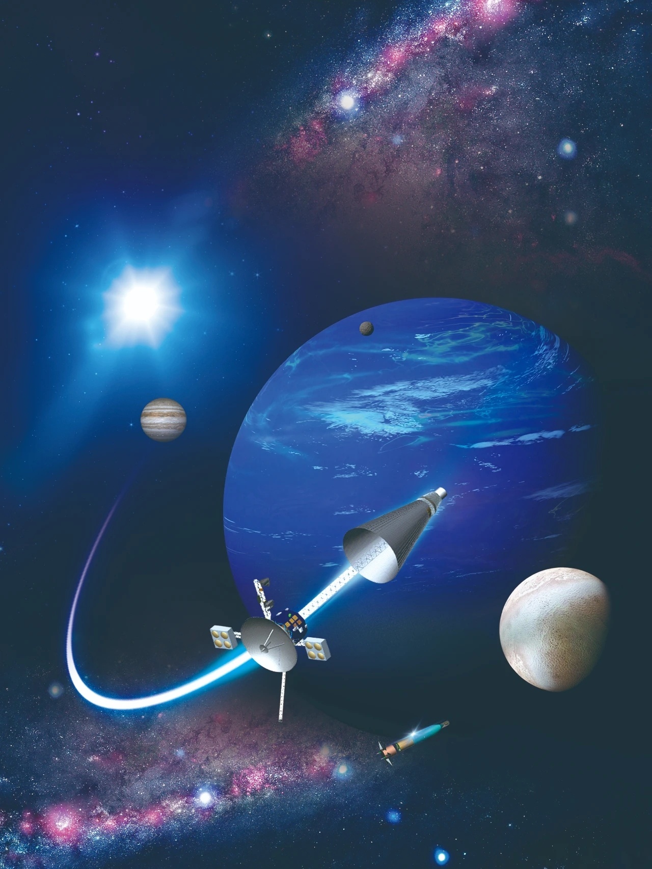 【王巍代表：建议加快实施海王星环绕探测】近日，全国人大代表、中国科学院院士、航天