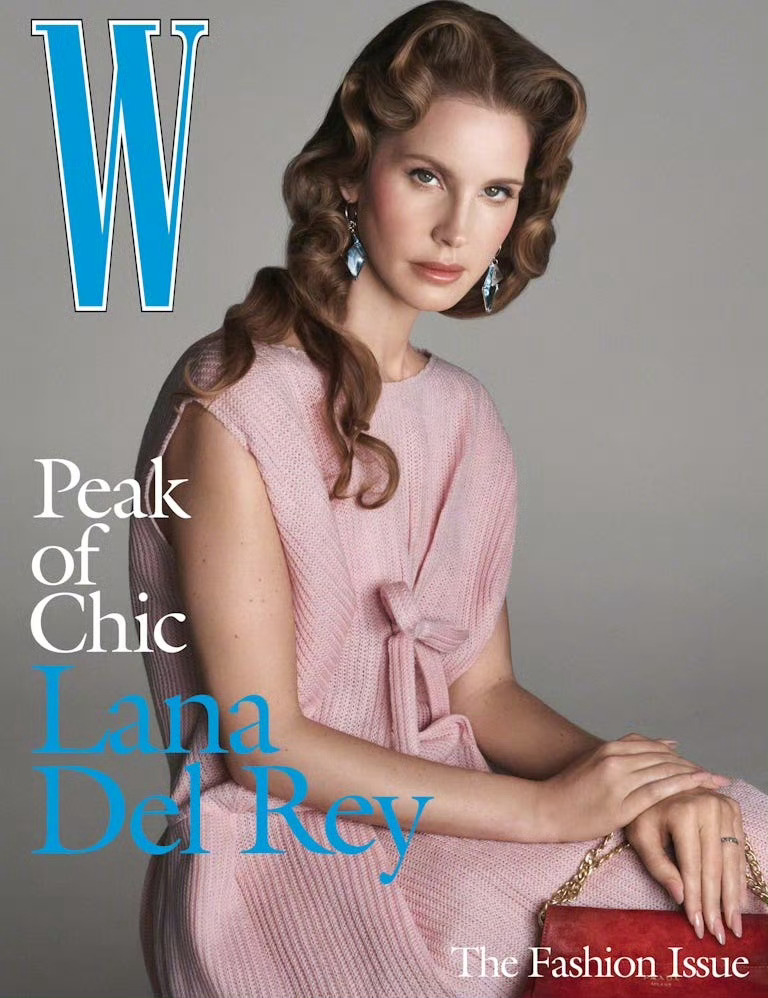 W Magazine 新期封面“打雷姐”Lana Del Rey 登封Prada