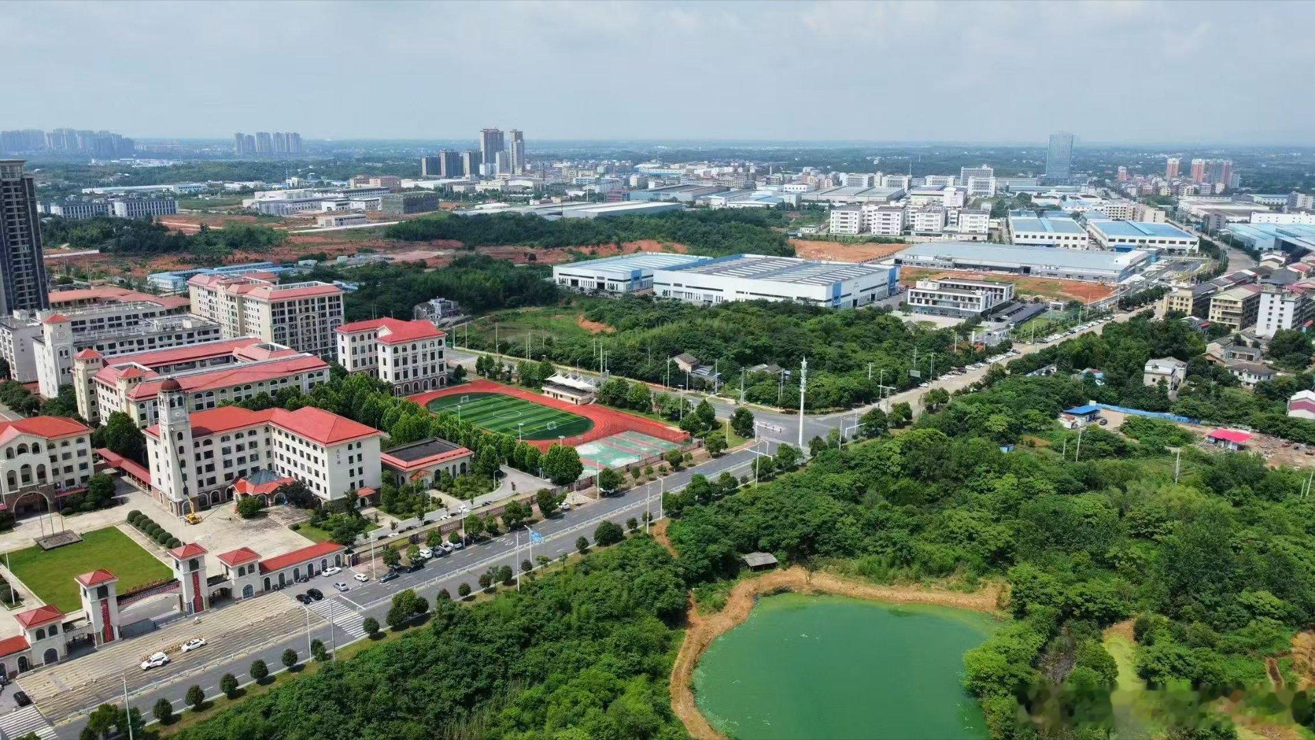 湖南这所中学又一次火出圈了 盛夏的洋沙湖，是一卷正被天地徐徐铺展的篇章。荷风摇曳