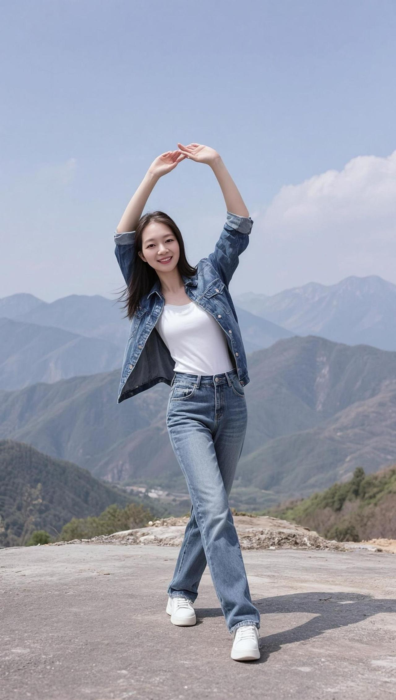 AI山野生活照 日常分享美女穿搭抖音玩法合伙人计划