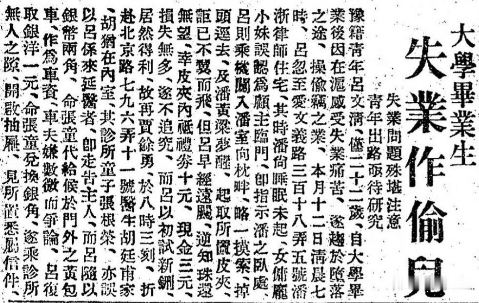 吕文清，22岁，自大学毕业后长期未能就业，生活陷入困境。他趁潘姓律师熟睡时潜入其