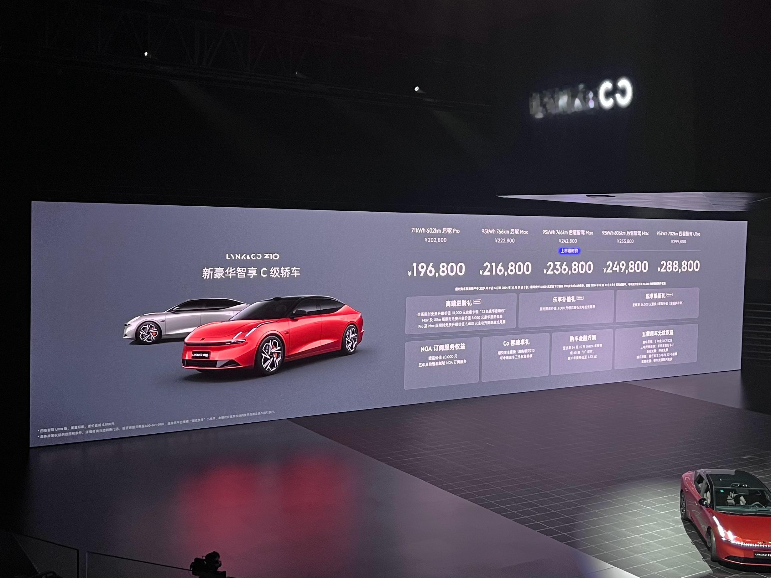 #领克z10# 指导价20.28-29.98万！上市限时价19.68-28.88