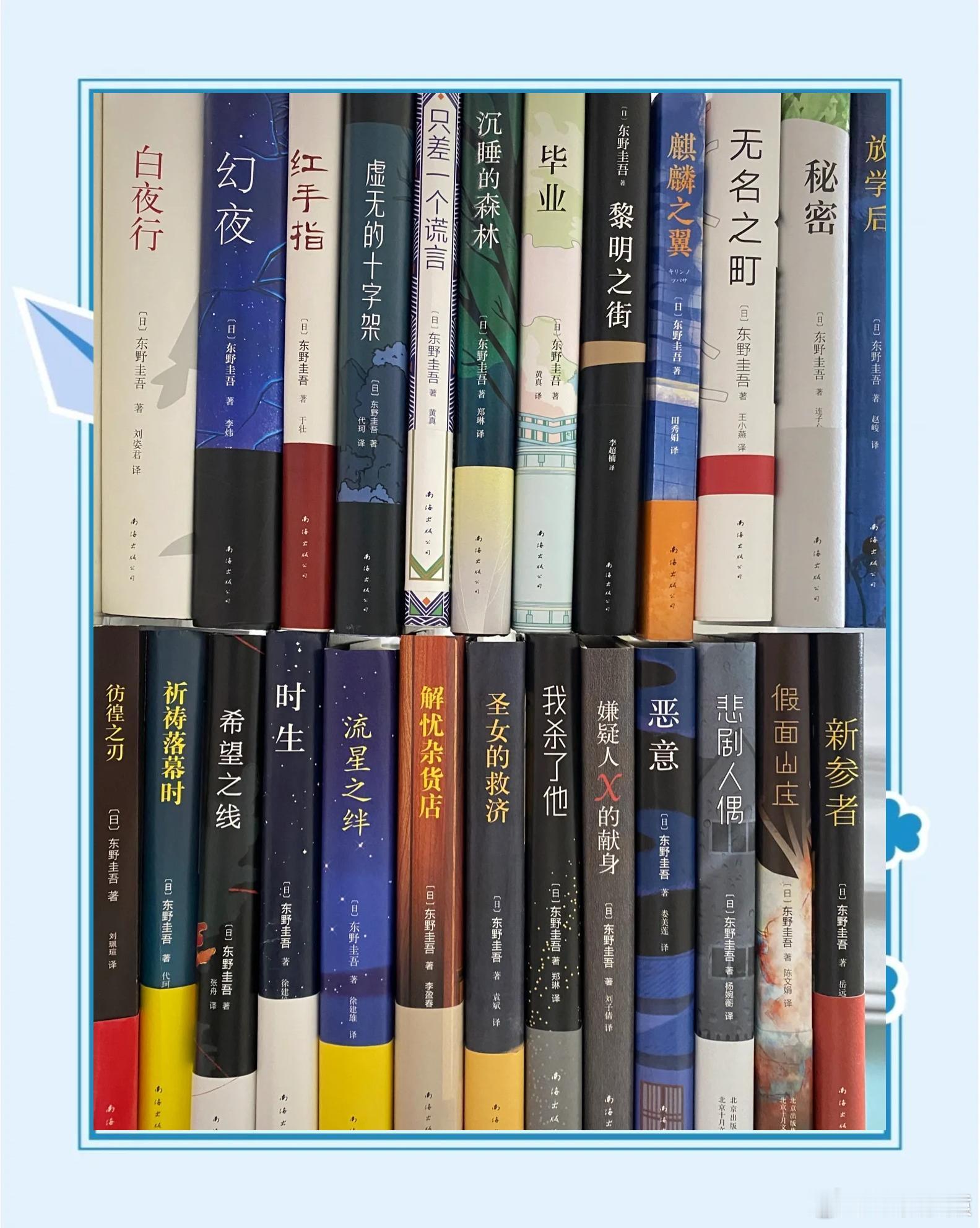 东野圭吾代表作作家东野圭吾去世。东野圭吾是一位高产作家，代表作太多了，《白夜行》