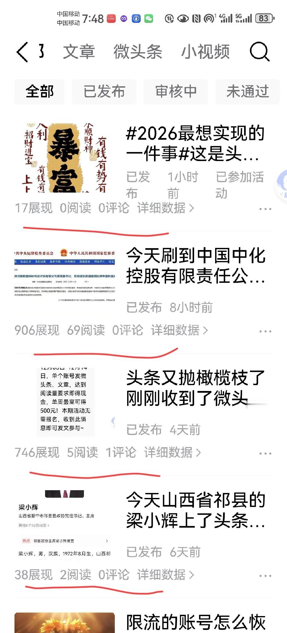 现在的头条真的是很不公平，2万多的粉丝却只有几十个展现量，限流已经限了4个多月了