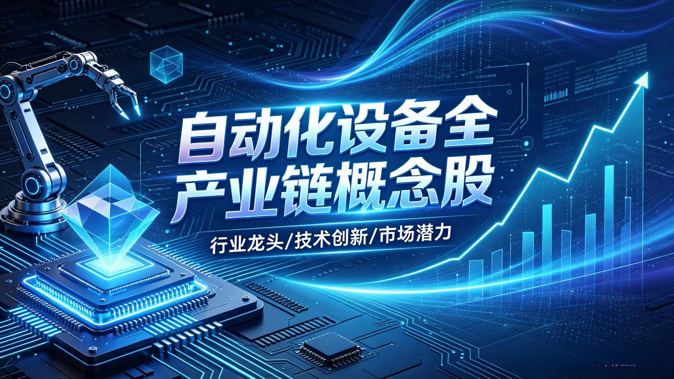 自动化设备全产业链概念股汇川技术  核心技术：国内工控全栈国产龙头，唯一实现伺服