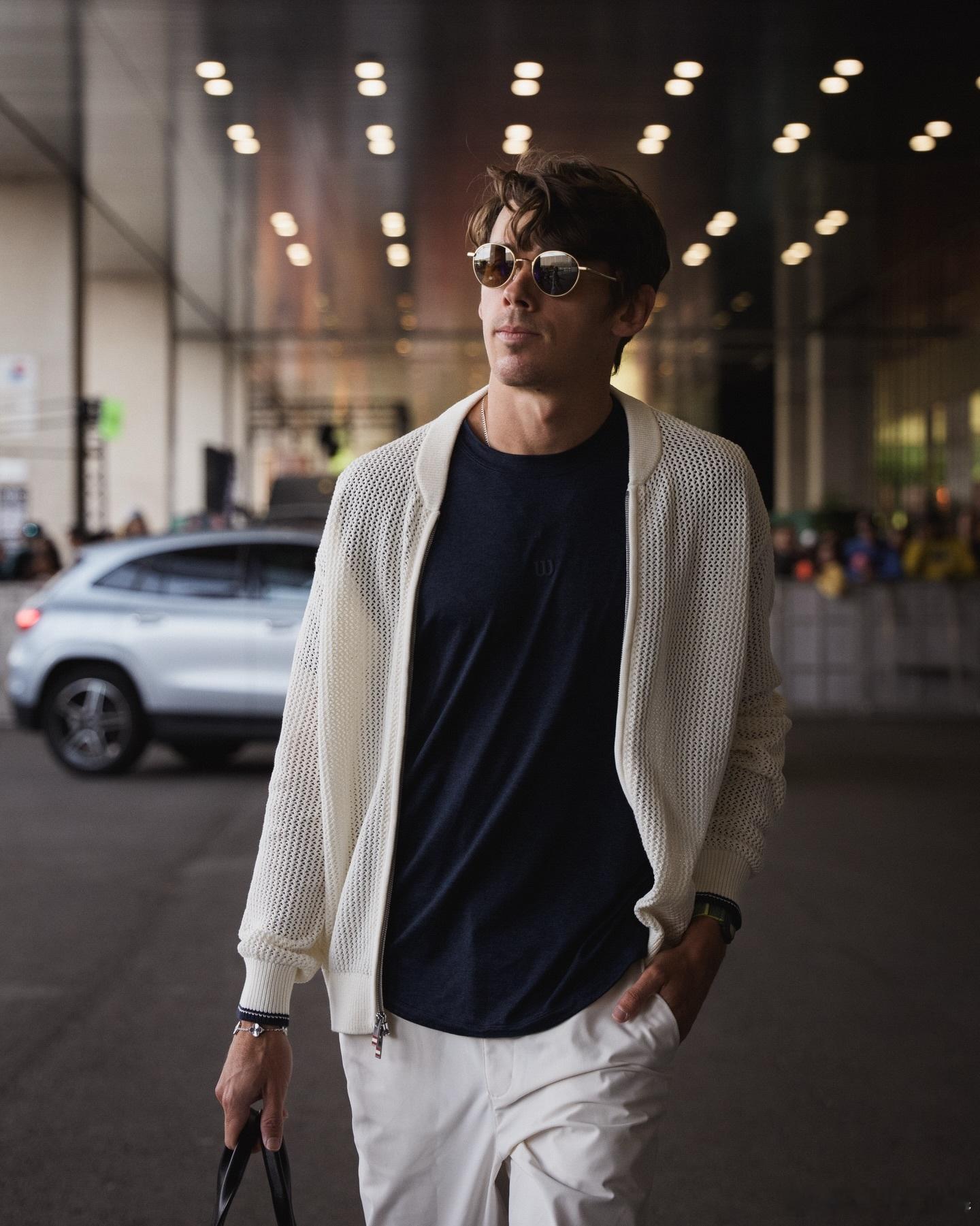 马德里大师赛变型男秀场德米纳尔、奎因、阿纳尔迪，你最喜欢谁的装扮？🕺网来不息A