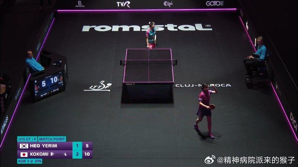 2025年国际乒联世青赛U15女团决赛：日本队🇯🇵三比一韩国队🇰🇷 获得
