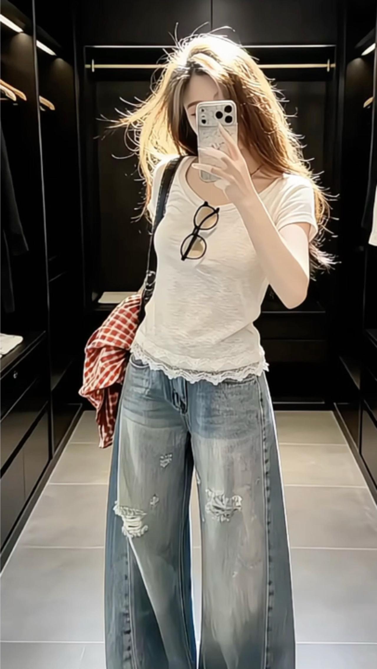 甜系穿搭舞蹈 简约基础穿搭太耐看了 t恤女