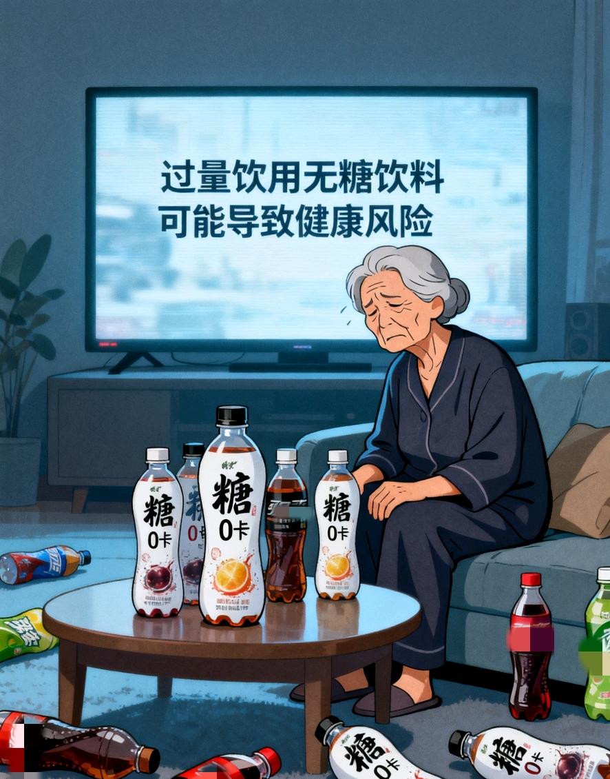 离谱！“无糖”饮料喝出糖尿病，这坑别踩
 
家人们，“无糖”竟是骗局？67岁陈婆