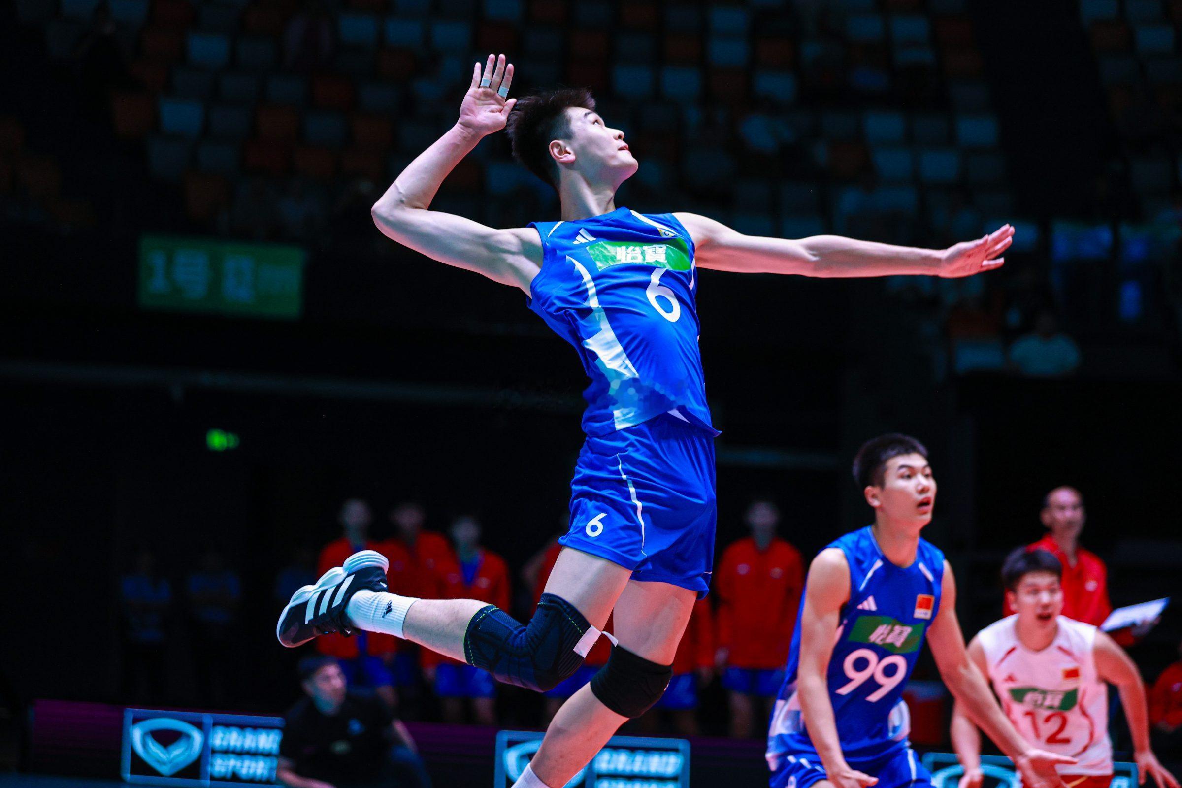 中国U18男排0-2巴基斯坦第二局技术统计总得分：22-25进攻：12-13拦网