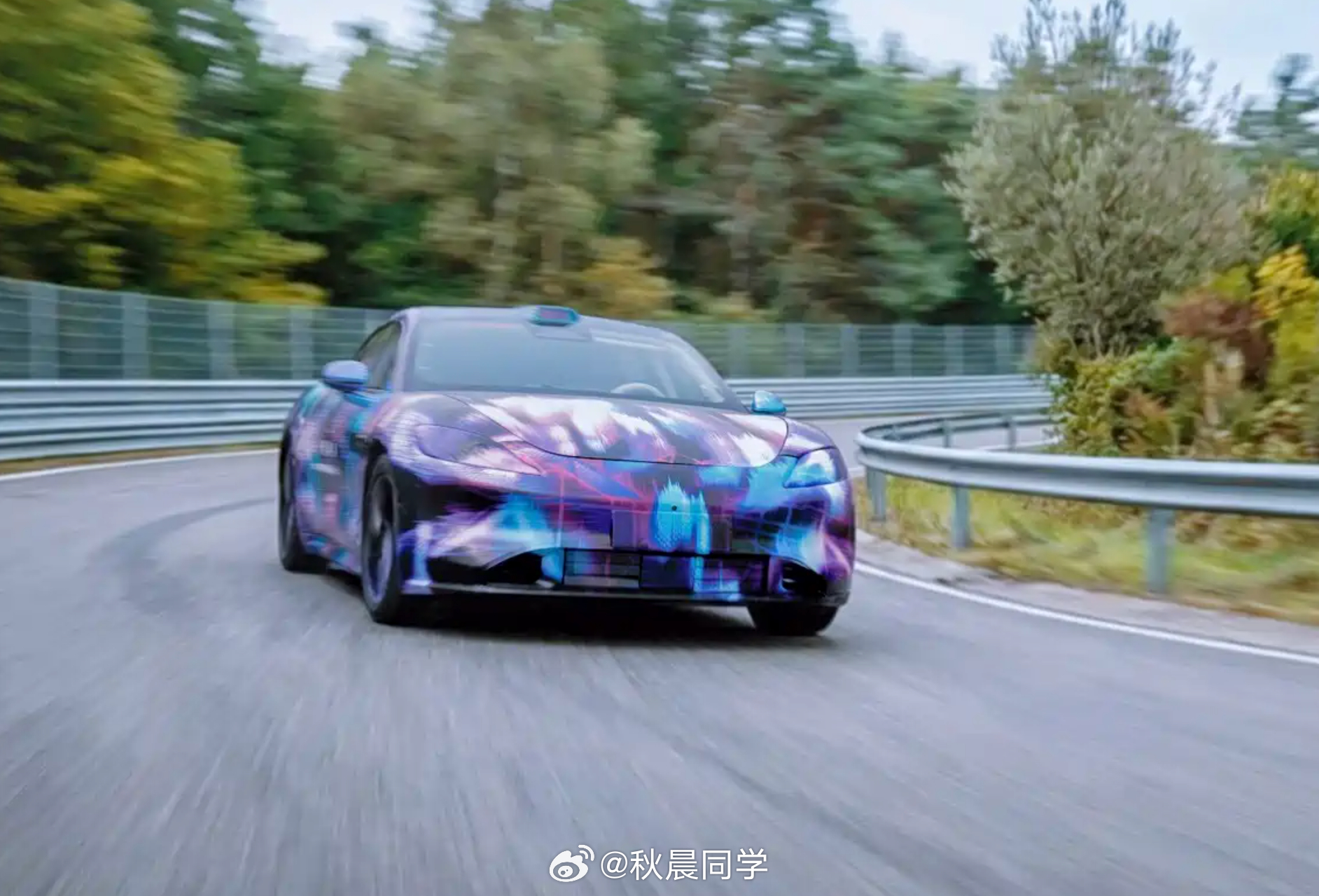 尚界Z7赛道测试谍照曝光，快了，今年一季度就推出，个人预估是春节后尚界z7