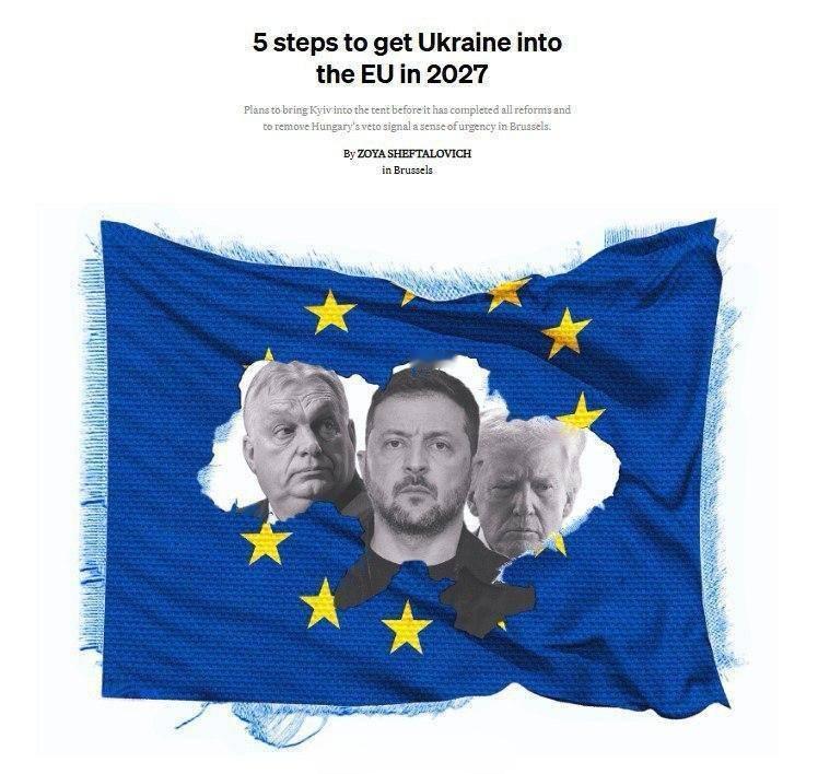 欧盟和乌克兰的外交官和官员向美国《政治报》透露，欧盟提议在完成所有必要改革之前就
