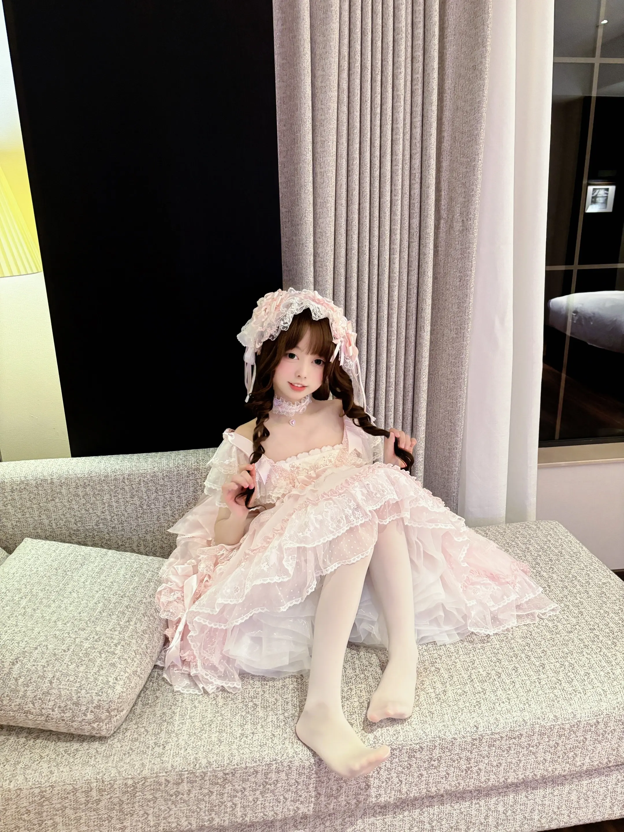 你说我好可爱  其实可爱我了对不对。