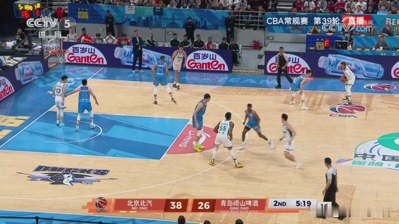 2026年4月19日， CBA进行了第41轮比赛，东道主青岛崂山啤酒 迎战前来挑