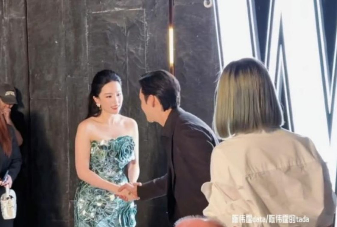 豪门兄妹即视感！刘亦菲陈伟霆神颜同框 一个温柔端庄一个帅气逼人 