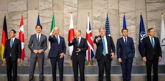 无耻的“七国联军”！
G7（又称七国集团，之前是八国，把俄罗斯踢出来了）刚刚发表