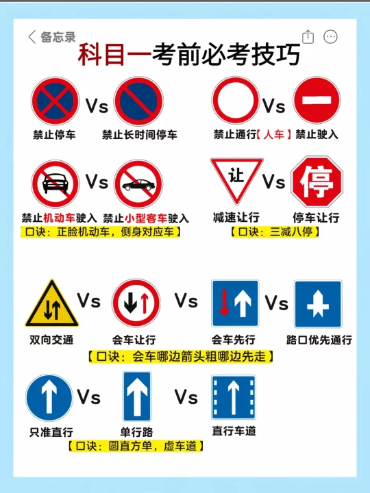 学车考驾照 学车 天津驾校避雷 科目一科目四答题技巧 考点 科目一 驾...