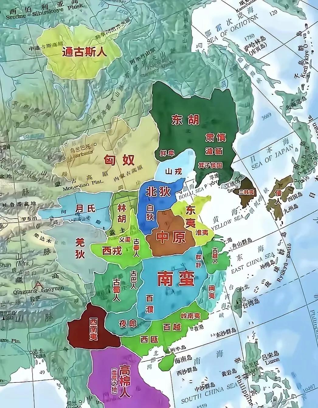 周公制作周礼的时候，天下有多大？
当时周朝的辖区仅限于中原，其他地方都是化外之地