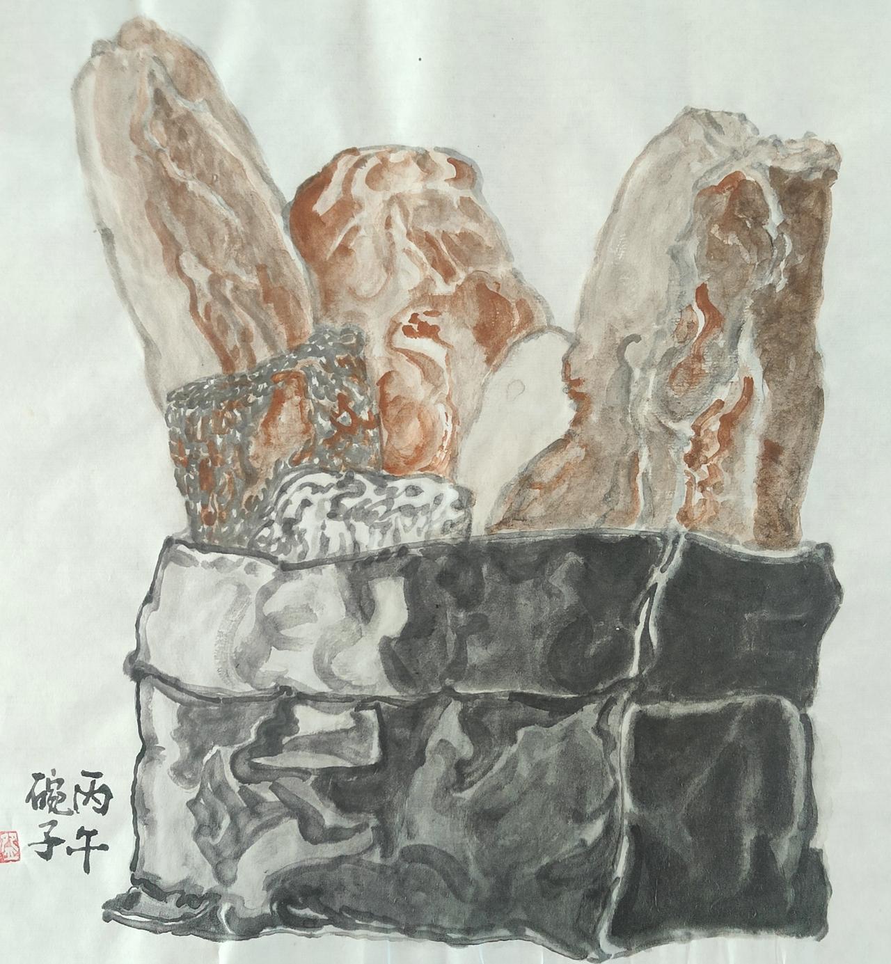 碗子的一平尺水墨