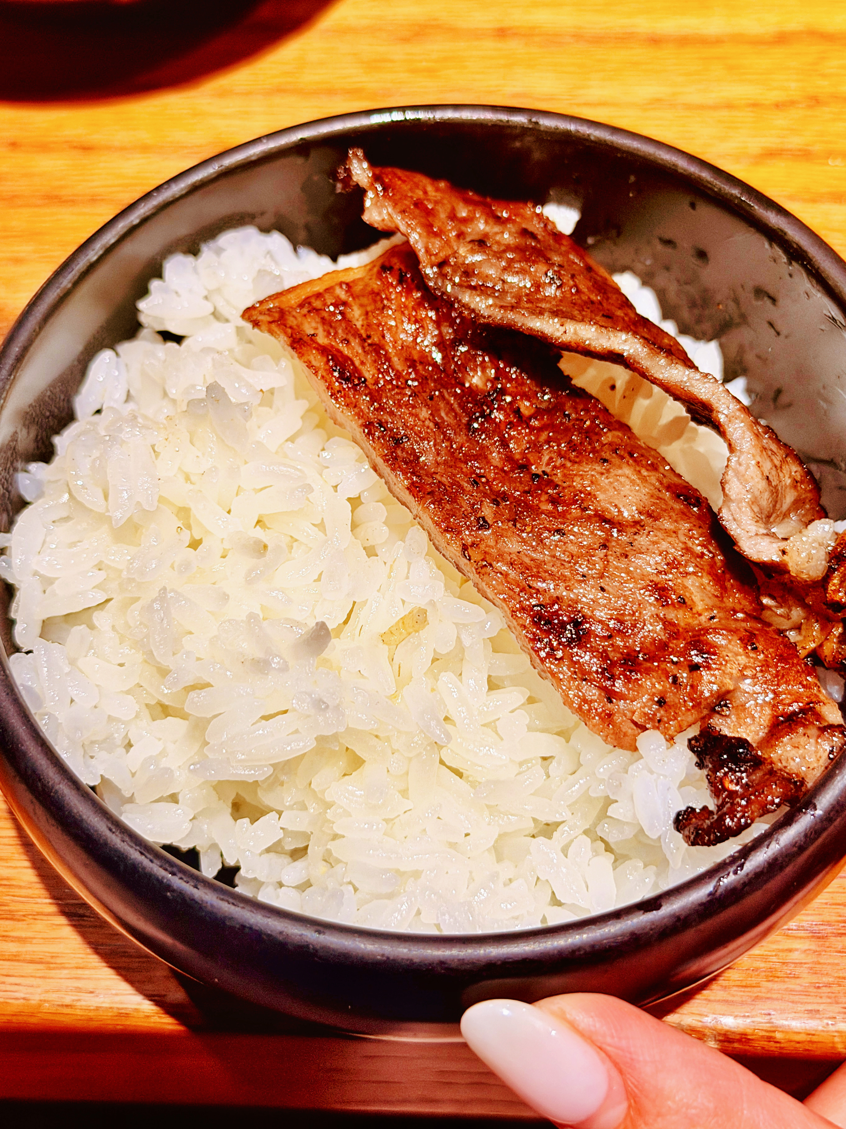 牛排就着大白米饭🍚谁懂啊！？真香😋 